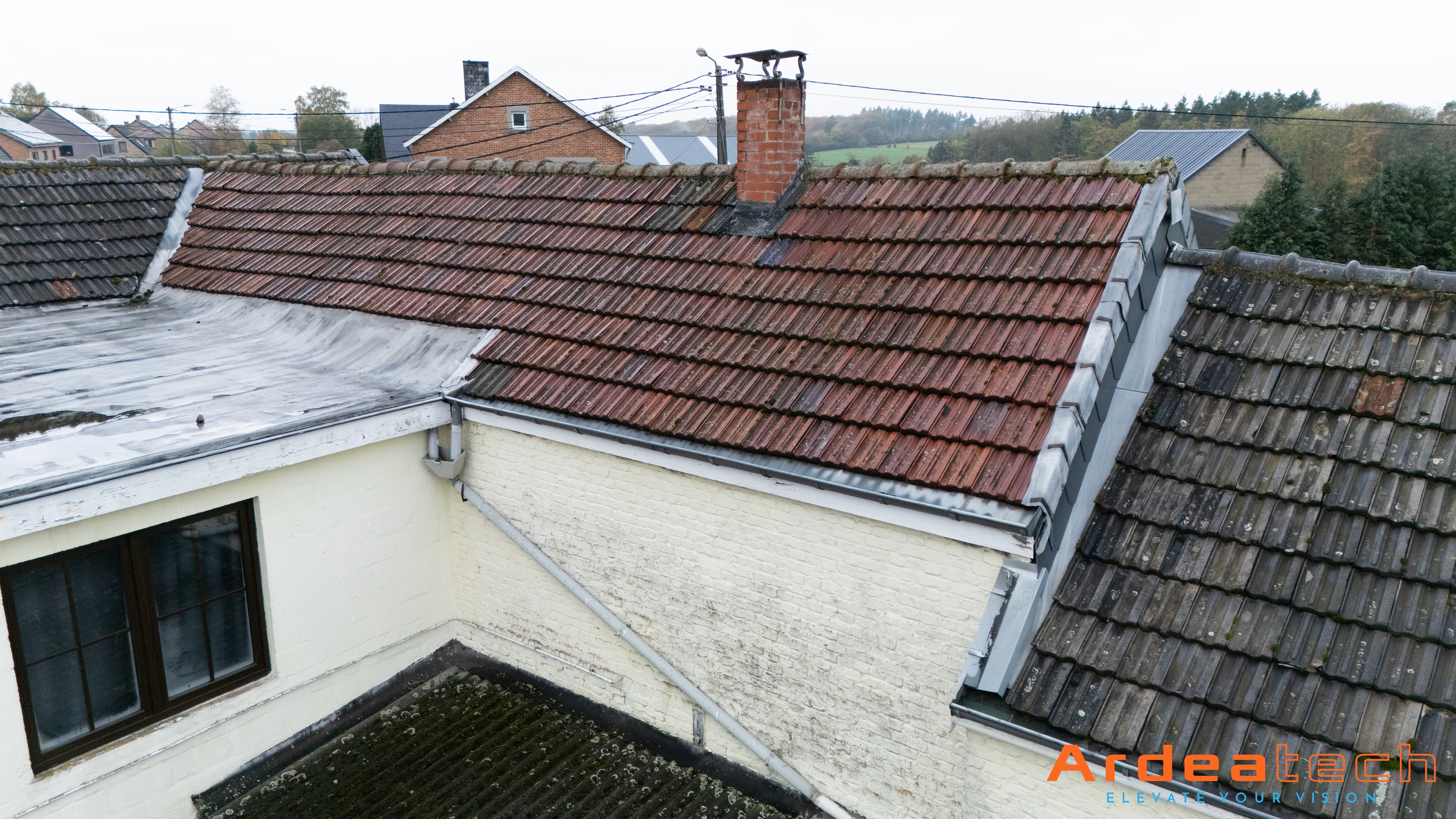 Préparation du drone sur site